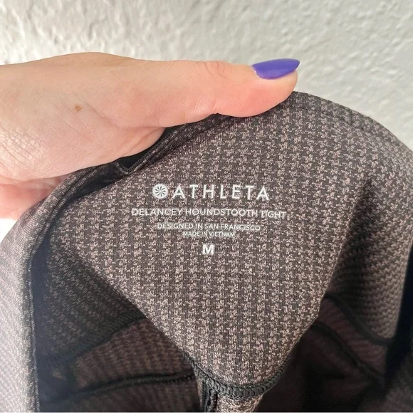 ATHLETA Delancey Houndstooth Tight Legging Size Medium - Picture 10 of 12